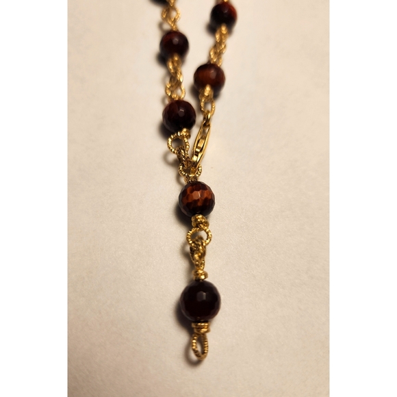 ❤️Faceted Red Tiger's Eye Necklace - Picture 11 of 12